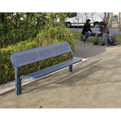 ŁAWKA Z OPARCIEM CONVIVIALE PROCITY STAL - 2000 mm