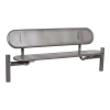 ŁAWKA Z OPARCIEM ESTORIL INOX PROCITY STAL - 1800 mm