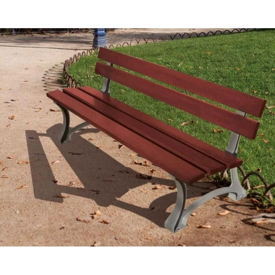 ŁAWKA Z OPARCIEM MORA PROCITY ŻELIWO I DREWNO - 1800 mm