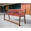 ŁAWKA Z OPARCIEM SILAOS SENIOR PROCITY STAL I DREWNO - 1200, 1800 mm