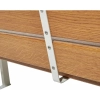 ŁAWKA Z OPARCIEM SILAOS SENIOR PROCITY STAL I DREWNO - 1200, 1800 mm