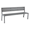 ŁAWKA Z OPARCIEM SILAOS 5 LISTEWEK PROCITY STAL - 1800 mm