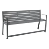 ŁAWKA Z OPARCIEM SILAOS SENIOR PROCITY STAL - 1800 mm
