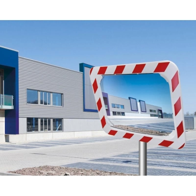 Lustra drogowe z biało-czerwoną ramą PROCITY - Polymir® / P.A.S®