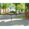 Szlaban uniwersalny PROCITY podnoszony, półautomatyczny regulowany od 3 do 4 m.