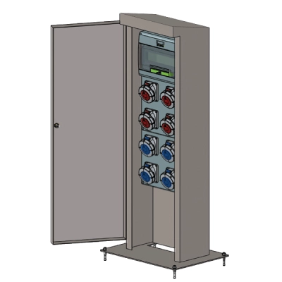 Rozdzielnia elektryczna VMR PROXIMA W400/H1200 – szafka z drzwiczkami