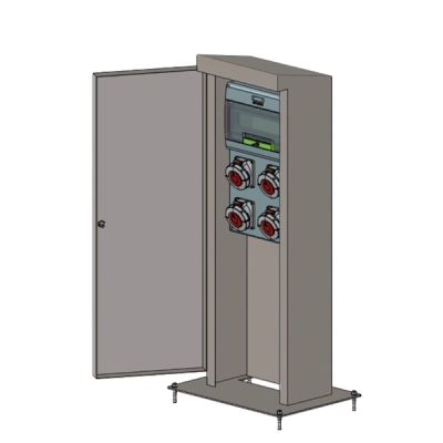 Rozdzielnia elektryczna VMR PROXIMA W400/H860 – szafka z drzwiczkami