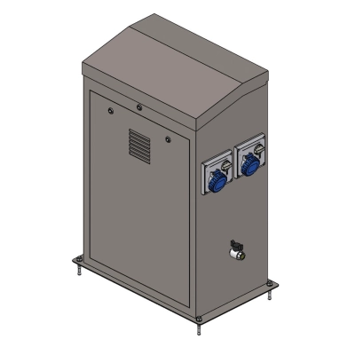 Rozdzielnia elektryczna VMR HARBOR W550/H860 – gniazda na zewnątrz