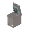 Rozdzielnia elektryczna w studni VMR VM02 7050 podziemna stacja zasilania C250 / D400