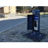 Słupek okrągły NBR325/860 z wbudowaną rozdzielnicą elektryczną