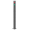 emafor HERZ TLC2 LED INOX na słupku słupku ze stali nierdzewnej